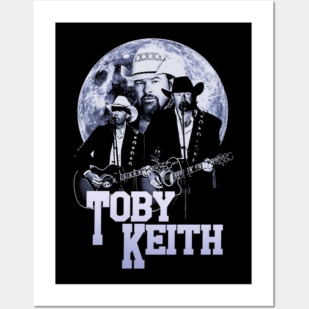 toby keith bootleg vintage design Wall Art by jerrysanji